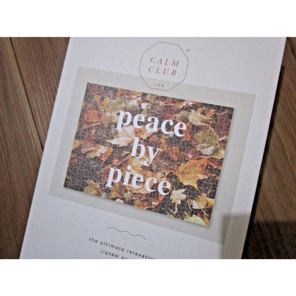 Luckies of London CALM CLUB Peace By Piece Fall Leaves Jigsaw Puzzle 500 Pieces - Picture 2 of 8
